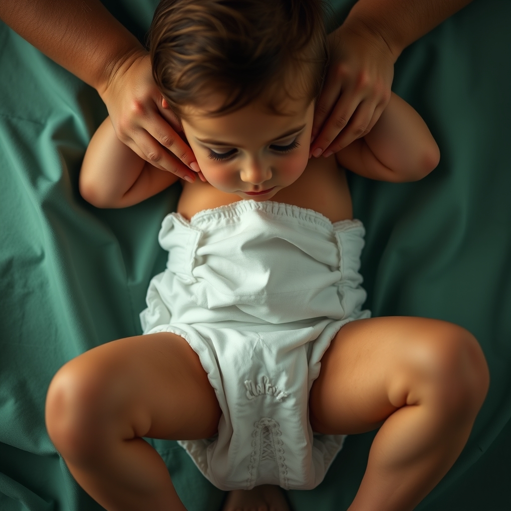 Adult Girl in diaper facesitting pov