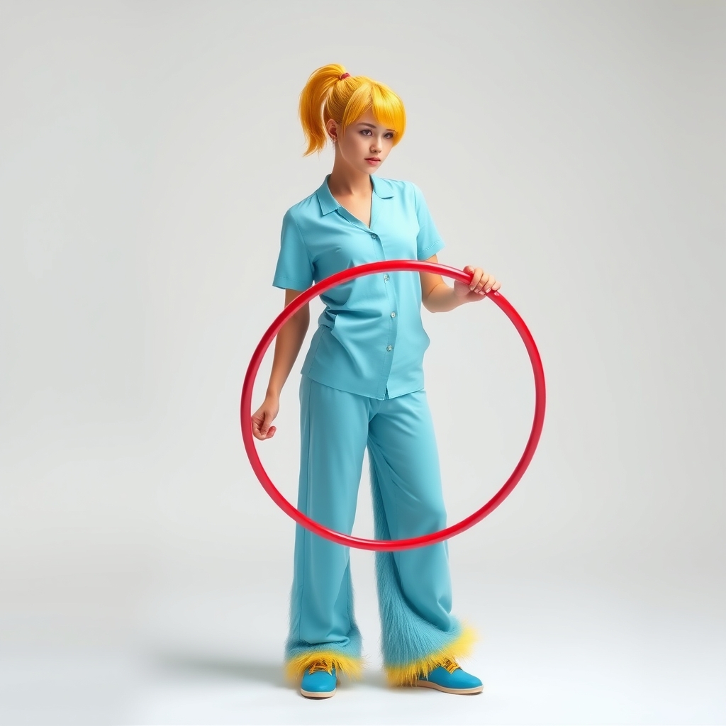 short one yellow ponytail hair short woman hair woman light 