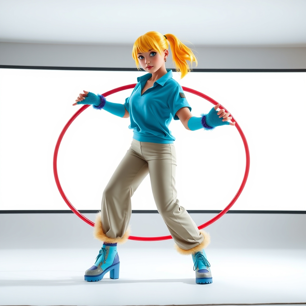 short one yellow ponytail hair short woman hair woman light 