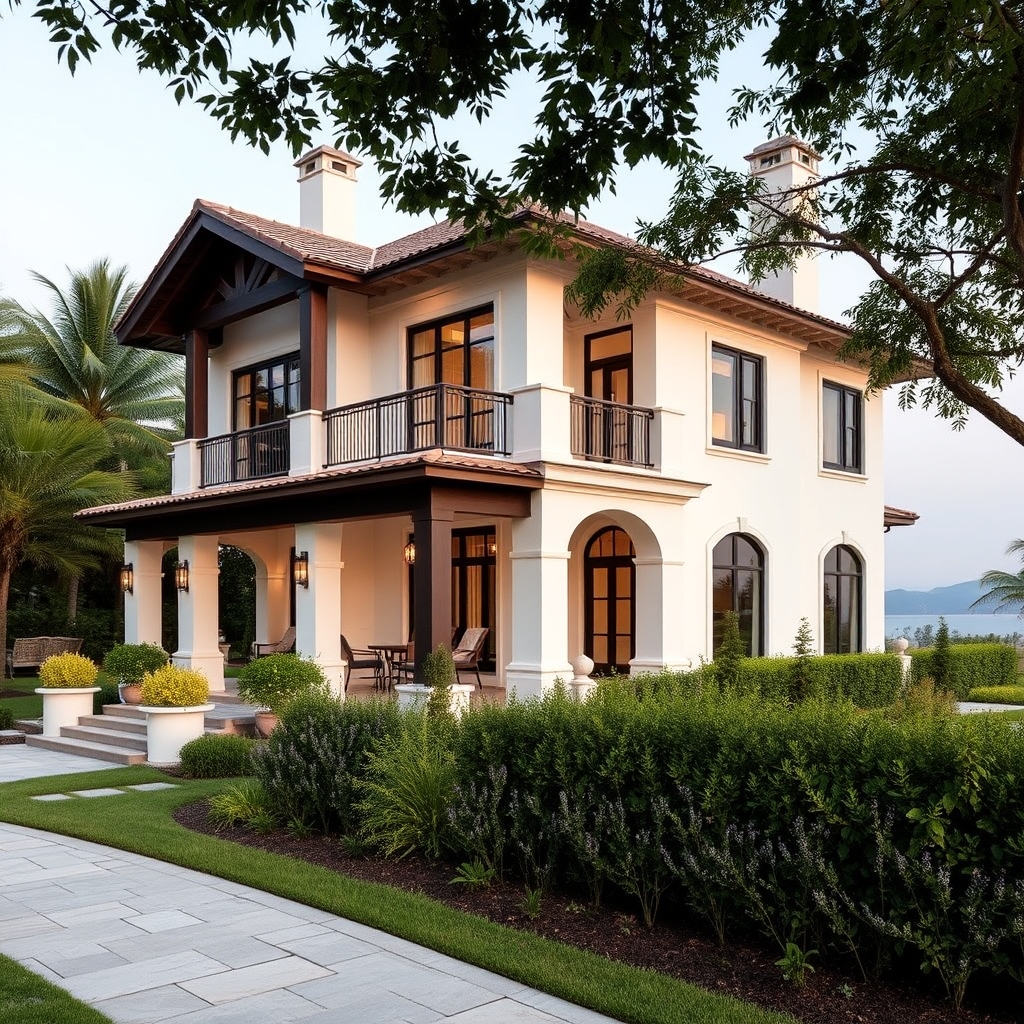 American style villa
