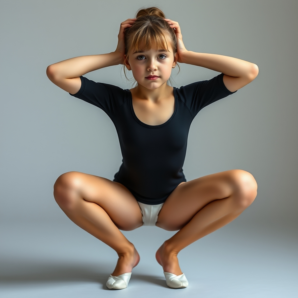 Realistic photos. A 14-year-old Ukrainian idol girl. She put