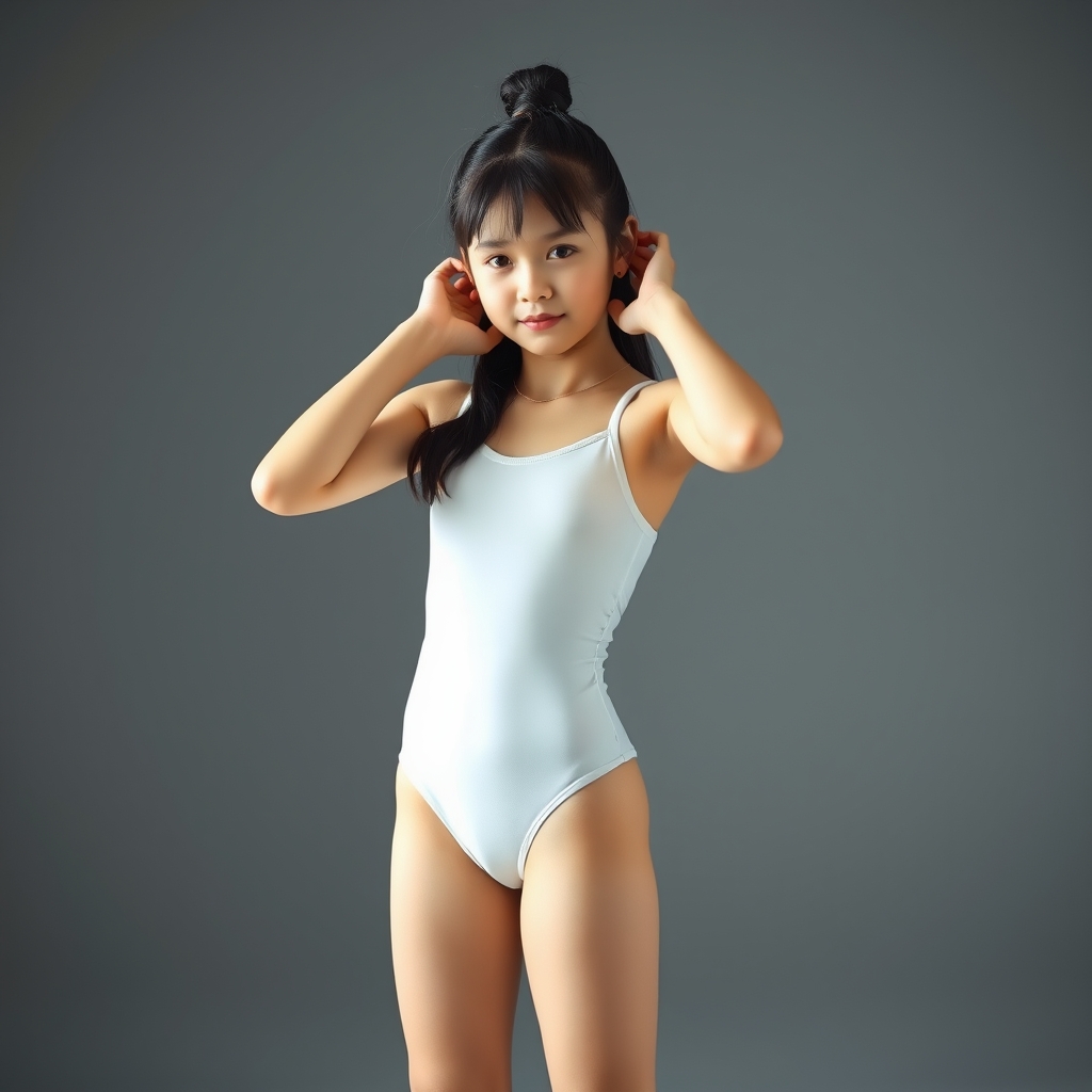 Realistic photos. A 14-year-old Ukrainian idol girl. She put