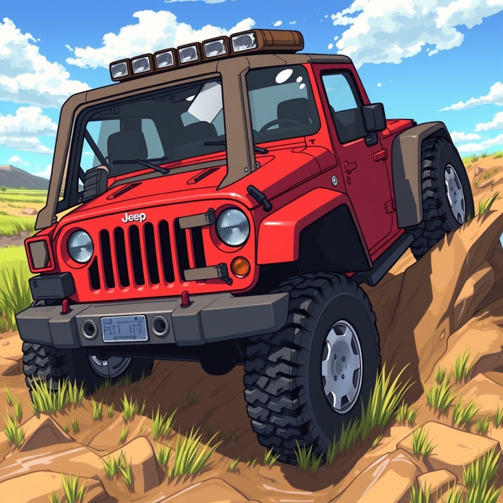 I want a Wrangler in the mud.