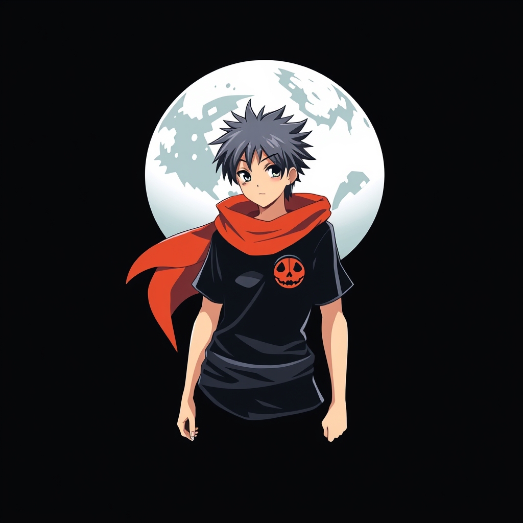 Make A design of anime in a T-shirts and Specially sure that