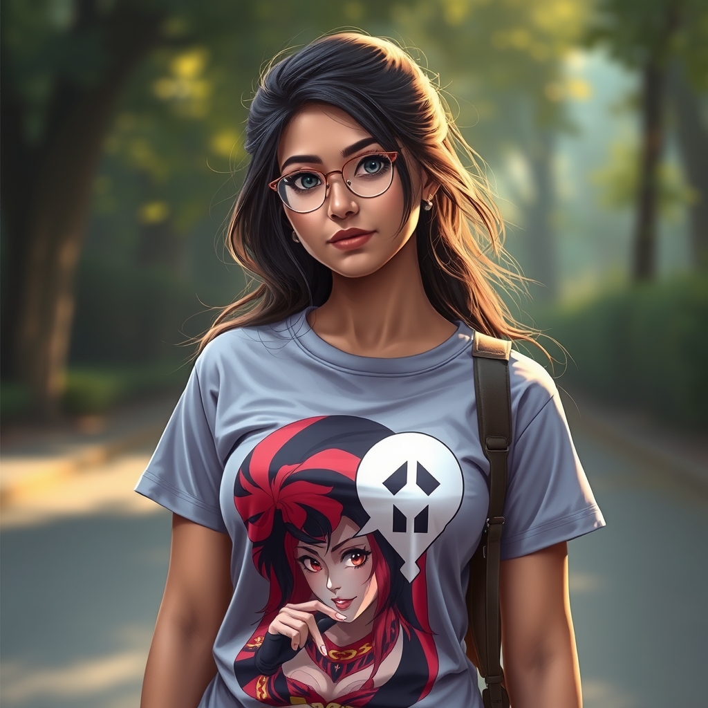 Make A design of anime in a T-shirts and Specially sure that