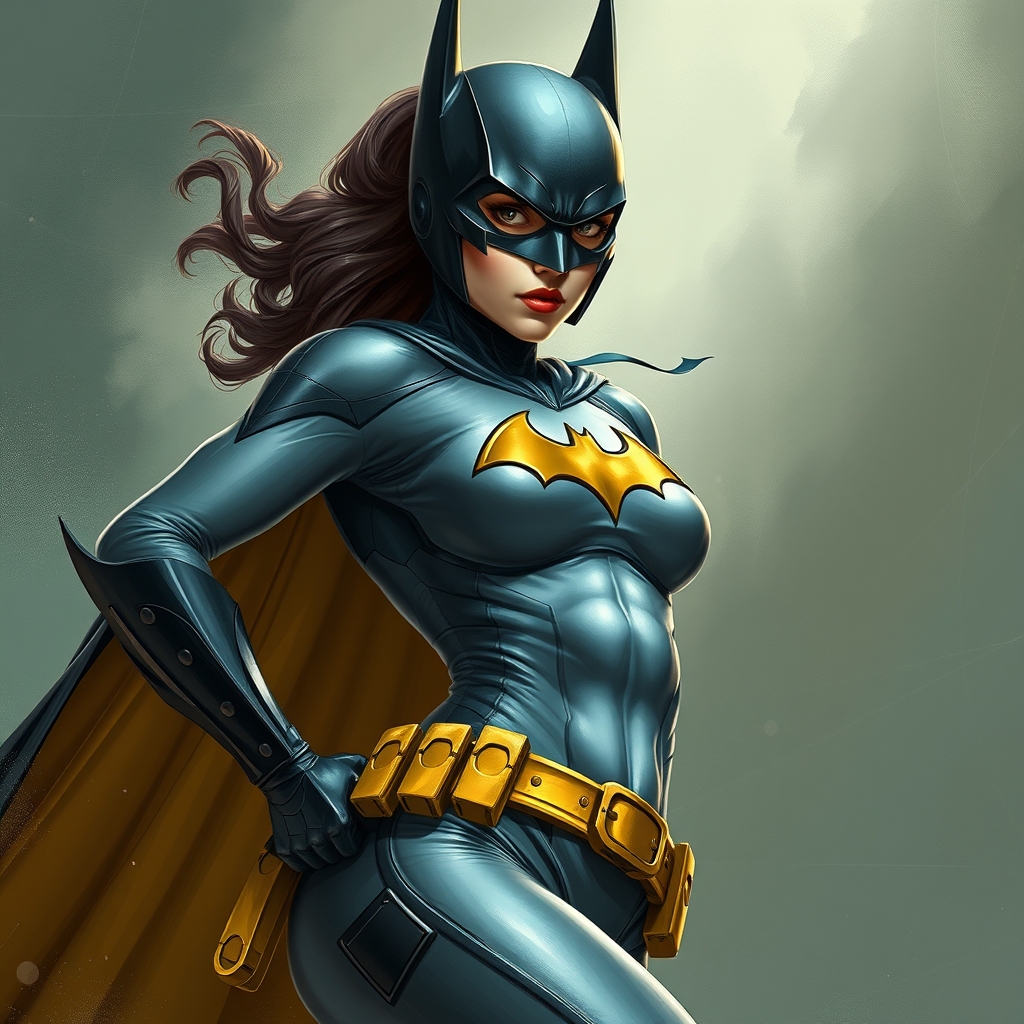 Female Batman athletic bldy