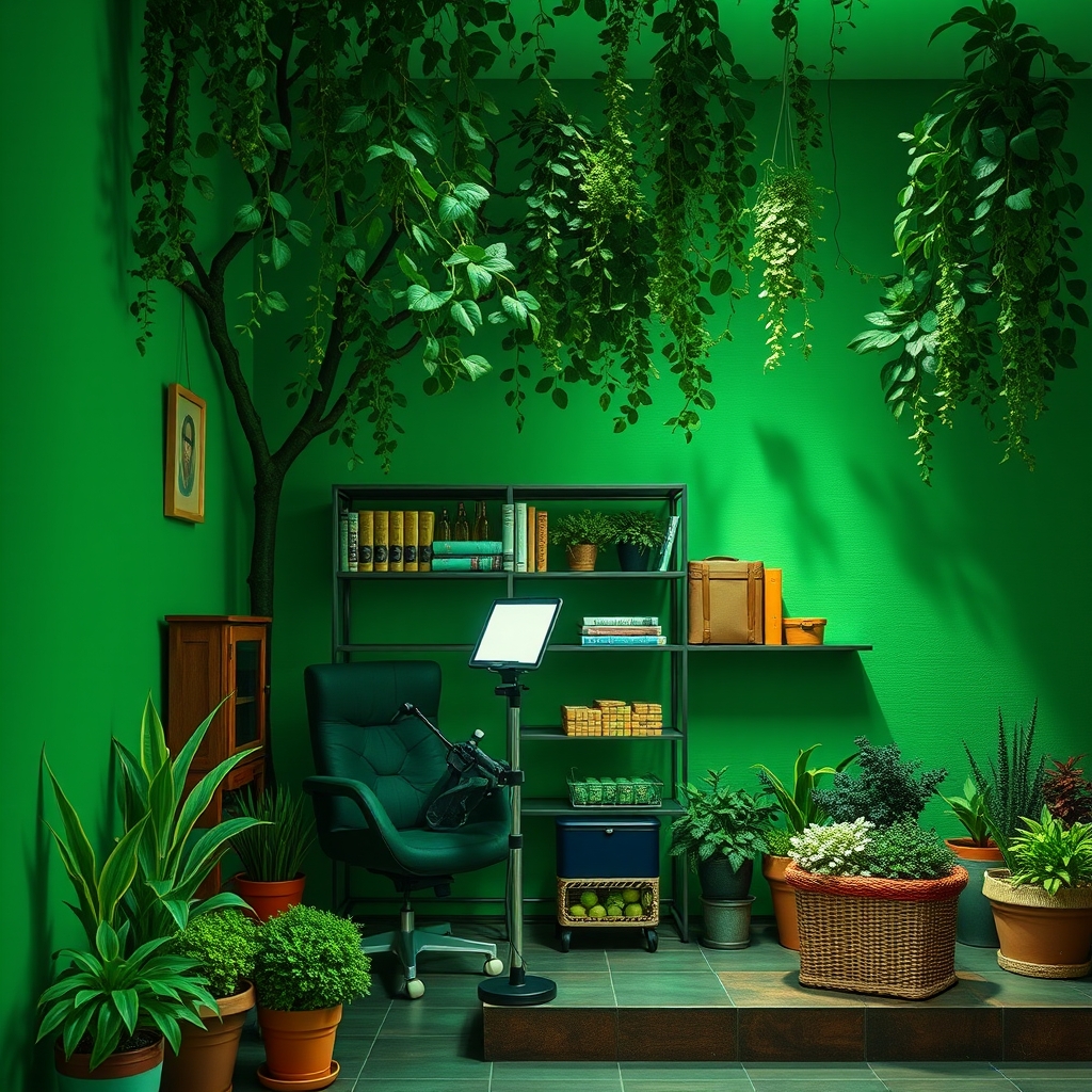 It green and you use it to buy things