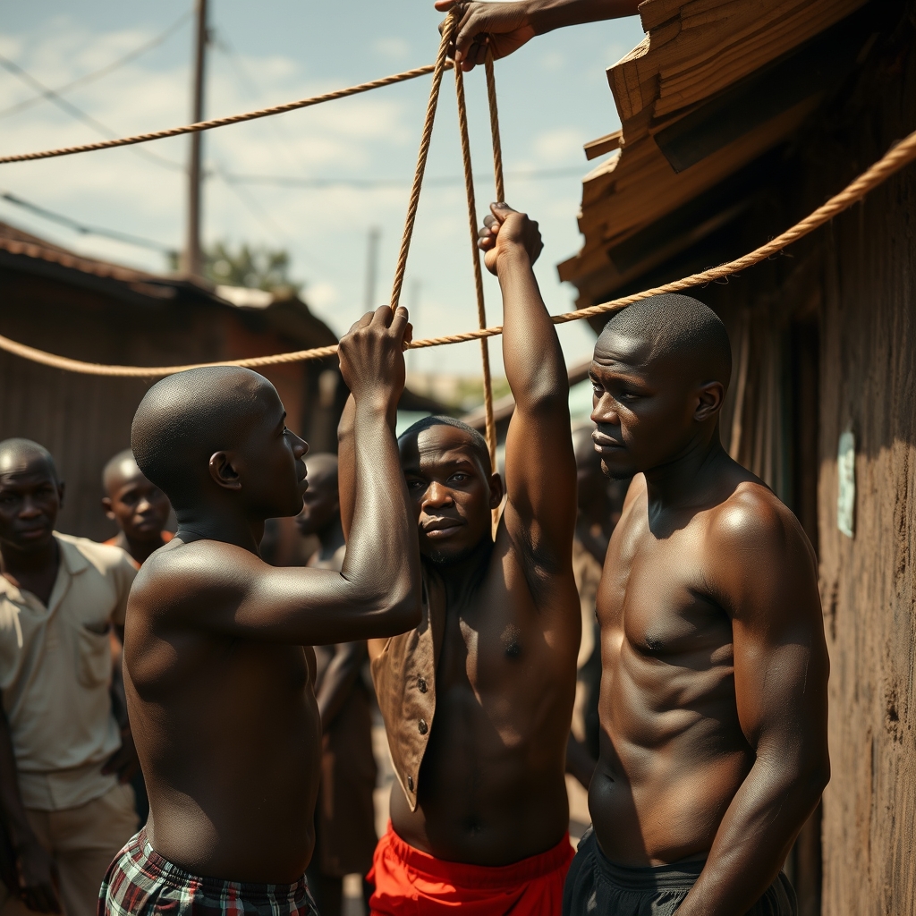 Niggers being hung