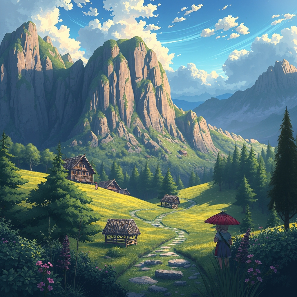 My dream vacation would be to a land where
nothing but green
