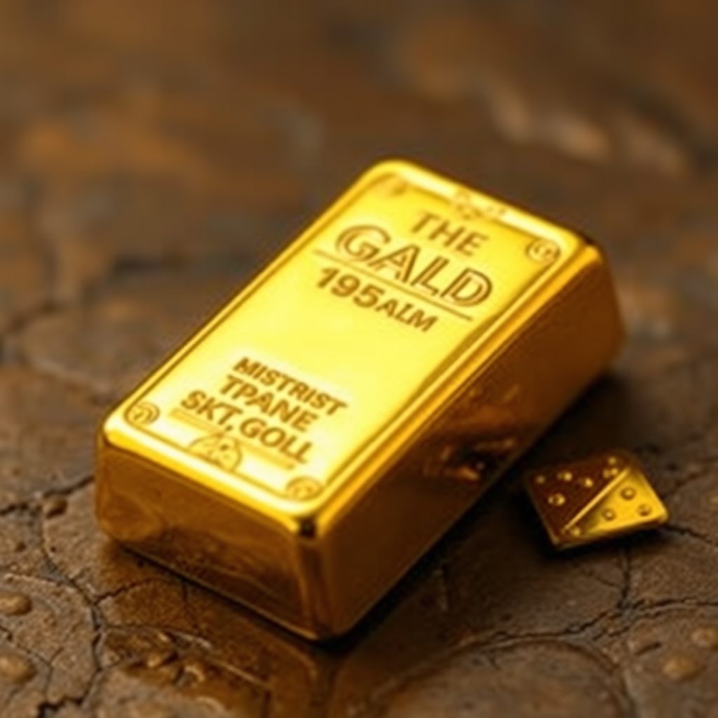 Gold bar spanish treasure